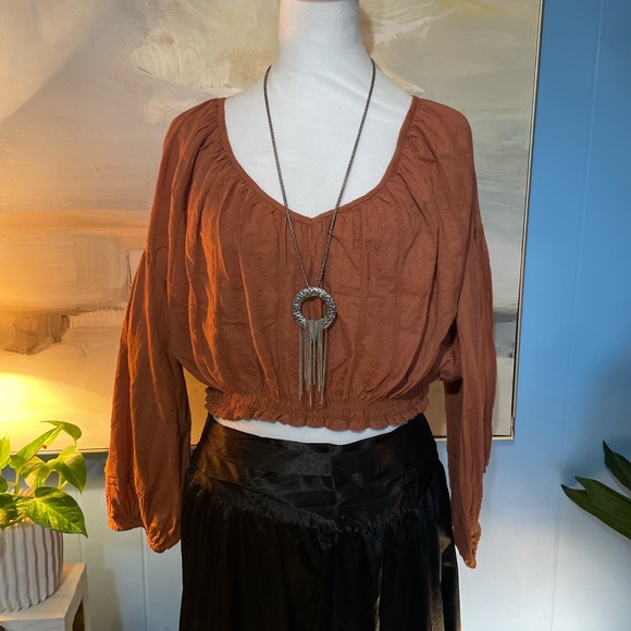 Universal Thread Rust Blouse - Picture 1 of 8